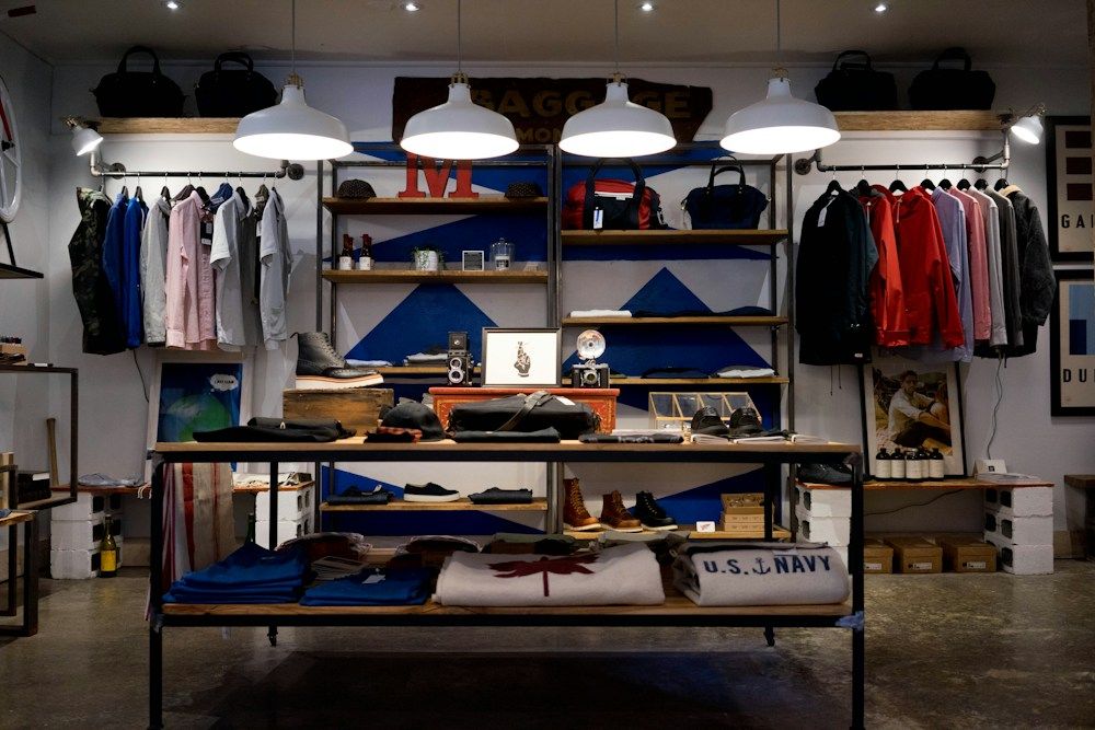 A retail business interior
